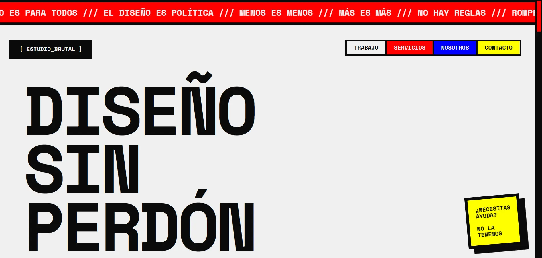 Diseño Web Anti-Estético & Anti-UX